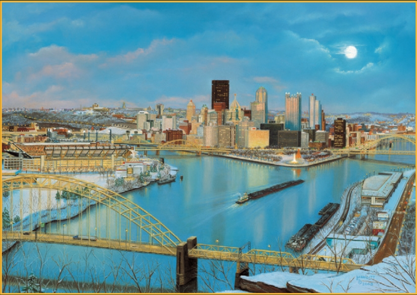 "Pittsburgh’s New Horizon", Artist Linda Barnicott